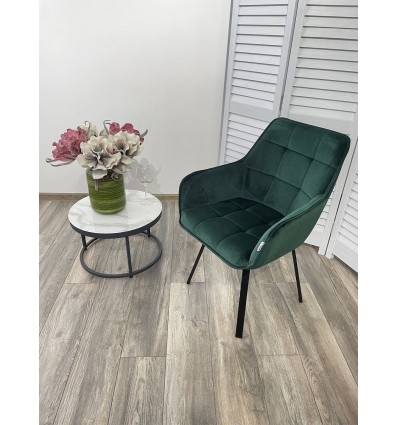 Стул MAVERICK BLUVEL-78 GREEN/ черный каркас, поворот.360 град.
