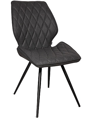 Стул Fyc 230/DC230 серый экокожа/ черный каркас