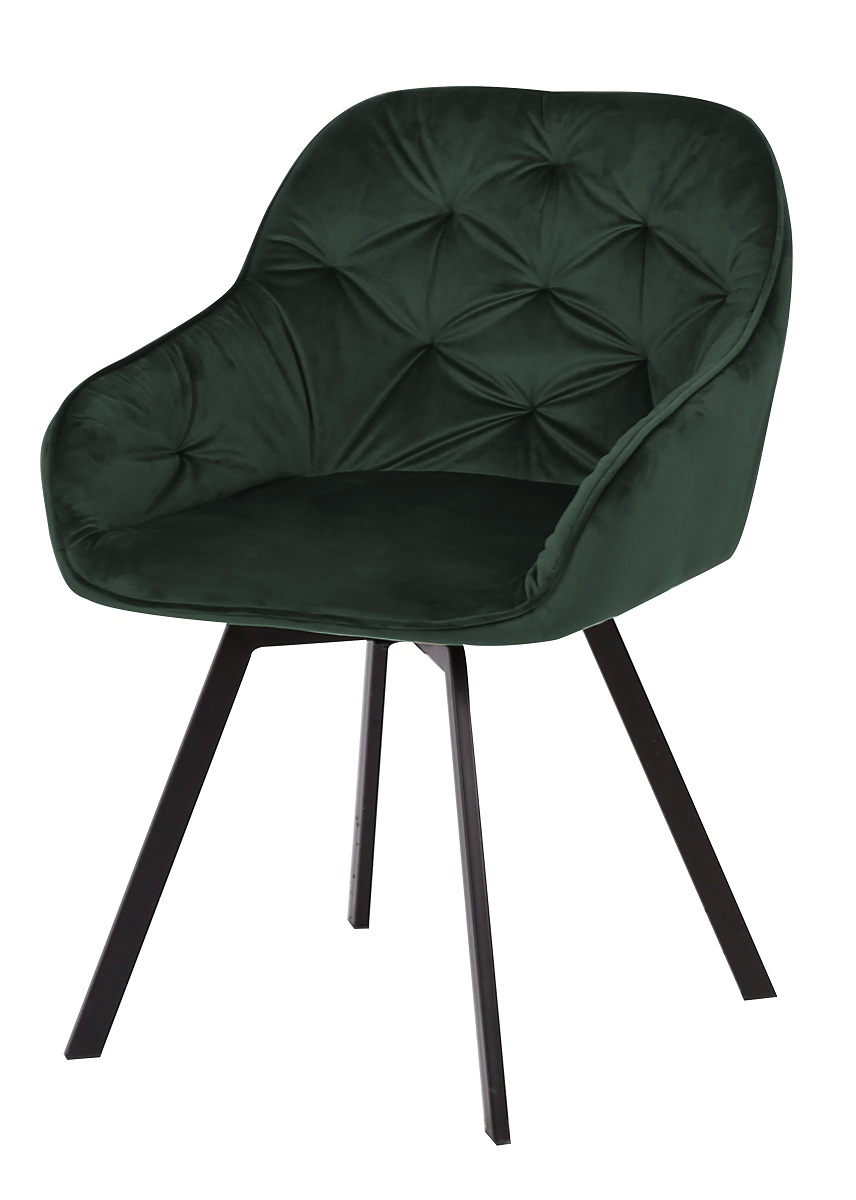 Стул GALE BLUVEL-78 GREEN поворот.360 град., велюр