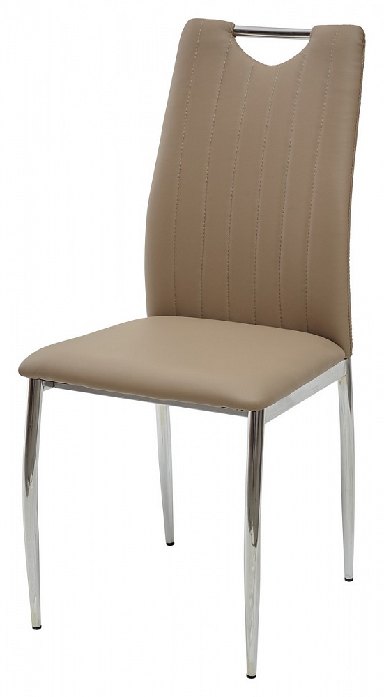 Стул COMFORT 999 серо-коричневый, экокожа pu 654