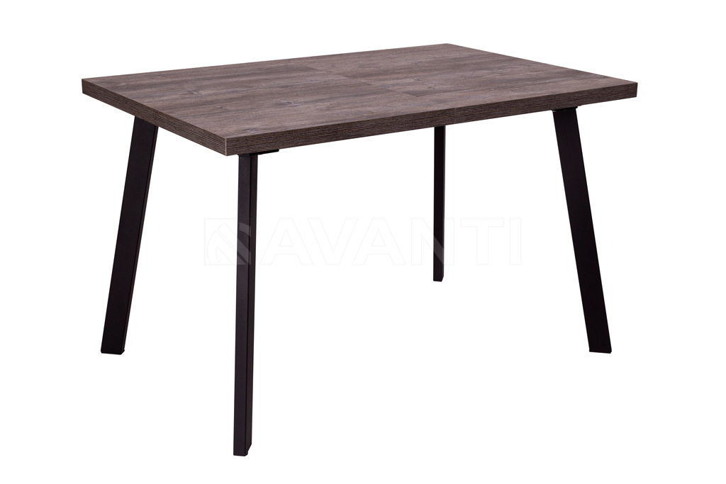 Стол VIVI (1200-1600x800x750) PASADENA PINE/BLACK (ясень)
