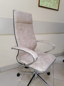 Кресло ErgoLife Sit 10 L1-142K - Velour(Bravo) /Km15/Wm12/K1cV(TG1.0Ch/M09.B23.G18.W02) (Бежевый)