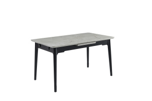 Cтол DT309 140(180)x80 керамика Cargo Grey/ноги черные
