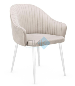 Стул DikLine 440 C103 крем, ножки белые
