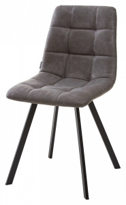 Стул CHILLI SQUARE RU-07 серая сталь, PU