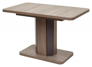 Стол STORK 120(160)х75 Дуб Канзас/ Вольфрам 120