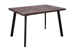 Стол VIVI (1200-1600x800x750) PASADENA PINE/BLACK (ясень)