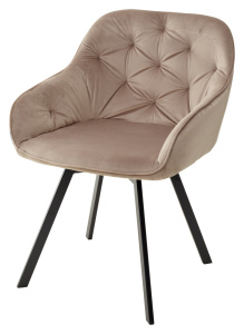 Стул GALE BLUVEL-40 BEIGE поворот.360 град., велюр
